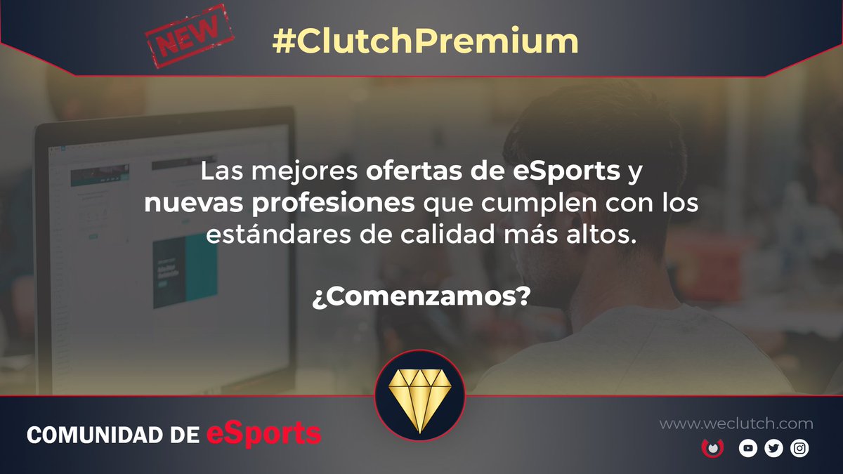 weclutchnow's tweet photo. #ClutchPremium 

¡Os traemos las ofertas premium! 🤩

¿Qué son? Son ofertas laborales de ditintos ámbitos de empresas 🔝 . 
 
¿Quieres que tus ofertas sean premium? ¡Contacta con nosotros!😉

Para ser el primero en enterarte atento a nuestro canal 👀https://t.co/RL9bt5FqBv https://t.co/8G4GFHgoEG
