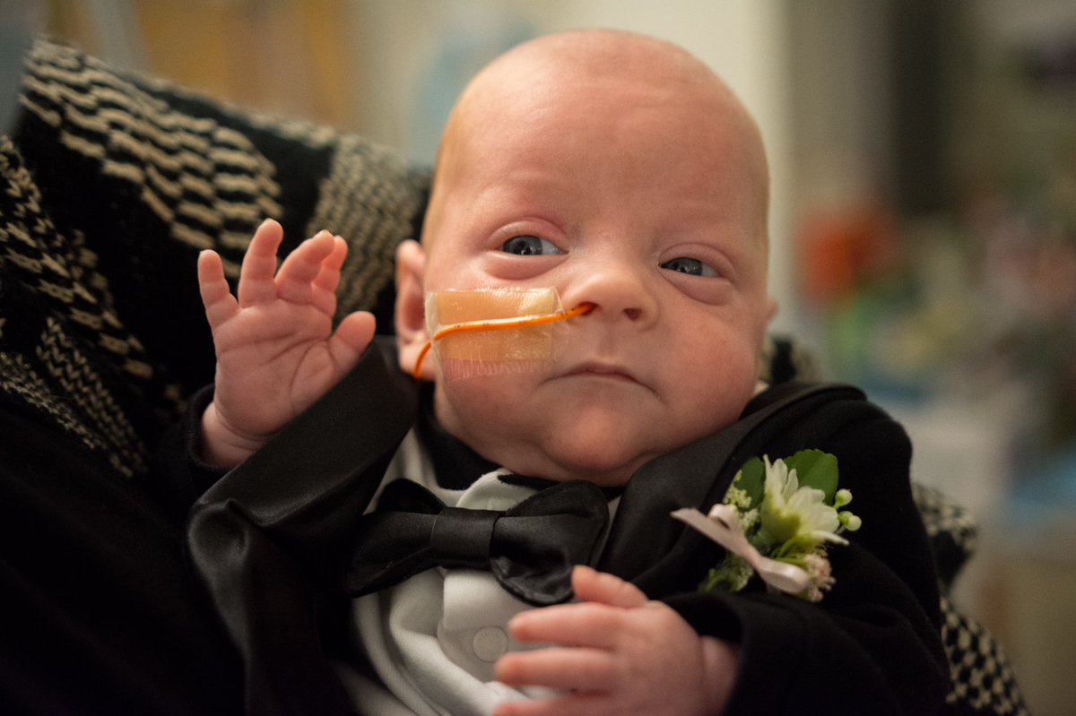 BrighamWomens's tweet photo. What’s a NICU graduation without a prom to celebrate? Babies Alex, Maddie, and Della got glammed up for their own version of prom night, thanks to a team of creative and compassionate @BrighamNICU staff. https://t.co/zN0PrDM7Qo