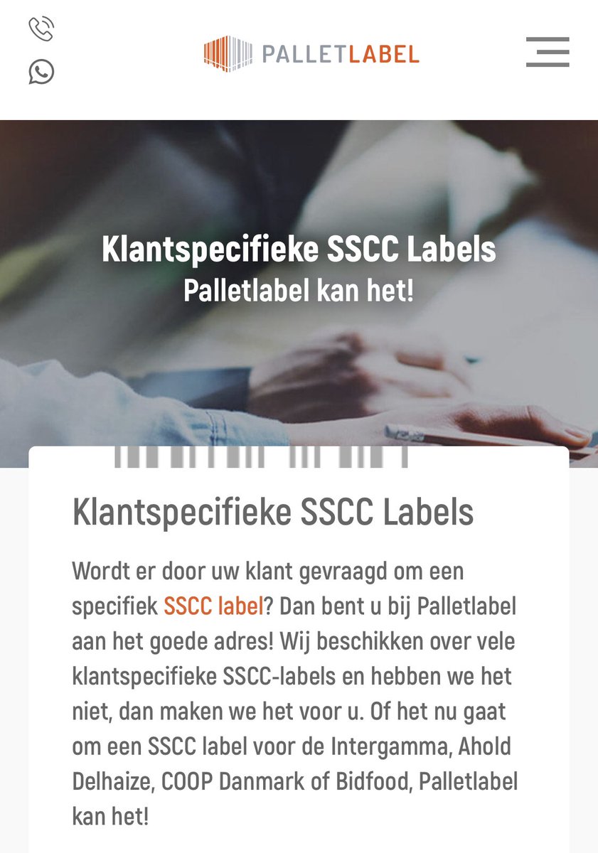 Palletlabel's tweet photo. Klantspecifieke SSCC-labels en EDI berichten? Palletlabel kan het! https://t.co/OqW27sNJMs #sscclabel #edi #gs1 https://t.co/ycU9Y5wsE3