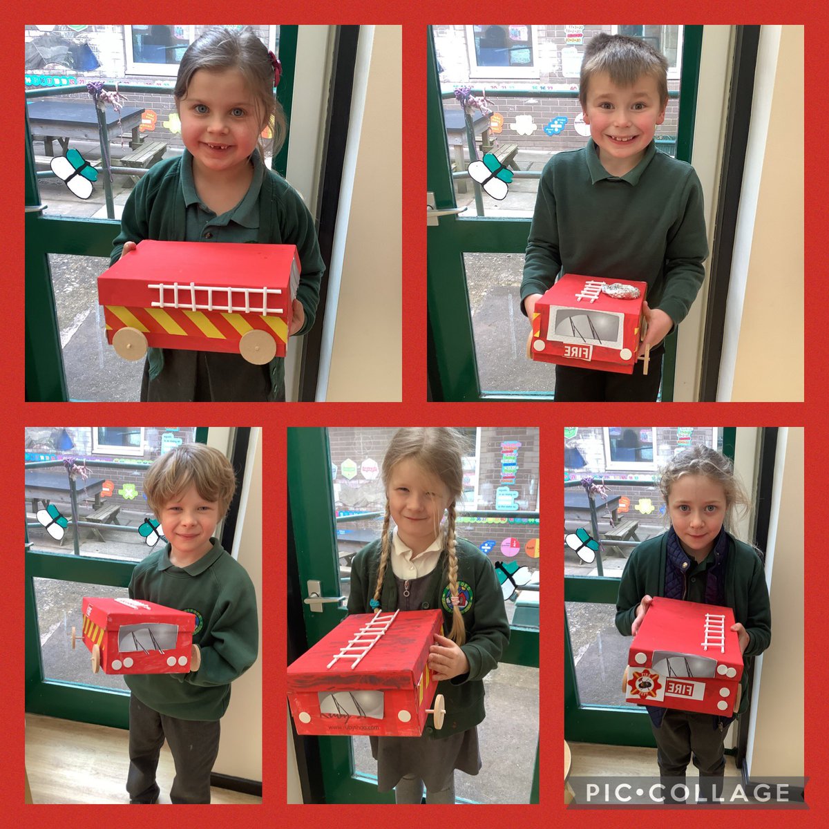 WalfordSchool's tweet photo. We are so proud of our fire engines! 🔥 🚒 🚨 https://t.co/gpckWwLRaz