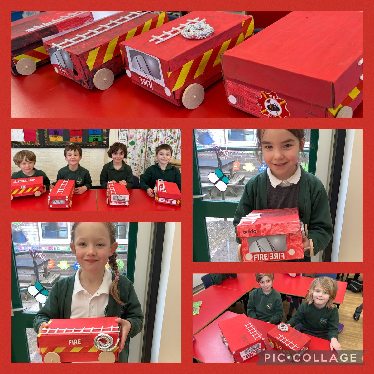 WalfordSchool's tweet photo. We are so proud of our fire engines! 🔥 🚒 🚨 https://t.co/gpckWwLRaz