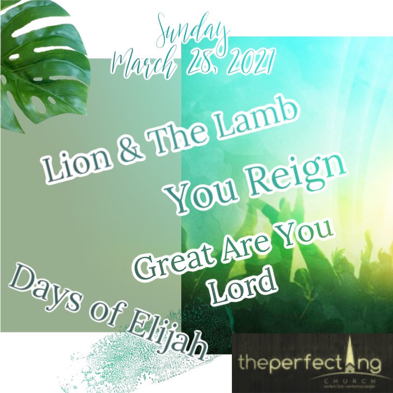 7electricity's tweet photo. #PalmSundayWorship
Join 7e at @theperfecting either in person or online as we celebrate His triumphant entry into our hearts and lives. #SingWith7e #SundayWorshipSet #BeholdHeComes #LionAndTheLamb #HeReigns #GreatAreYouLord

https://t.co/ruZQ2mZFCw https://t.co/XsGHOSvTV5
