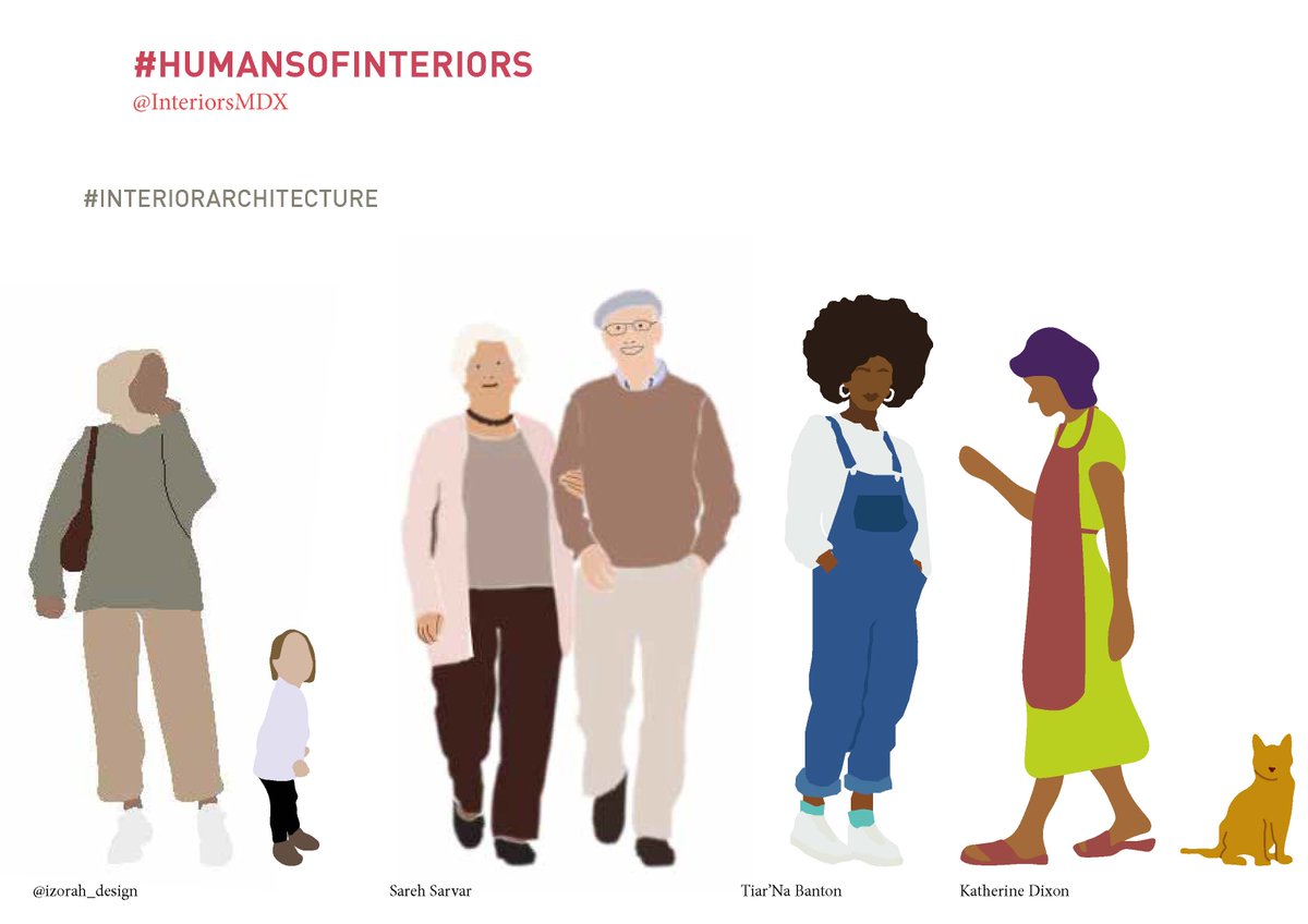 fra_murialdo's tweet photo. In #Interiors we design human inhabitation and behaviours.
Focusing on Diversity and Inclusivity we are building a shared library of figures especially designed to inhabit our spaces.
Let me introduce our #interiorarchitecture #humansofinteriors 
@InteriorsMDX https://t.co/GQWsZ80QNa