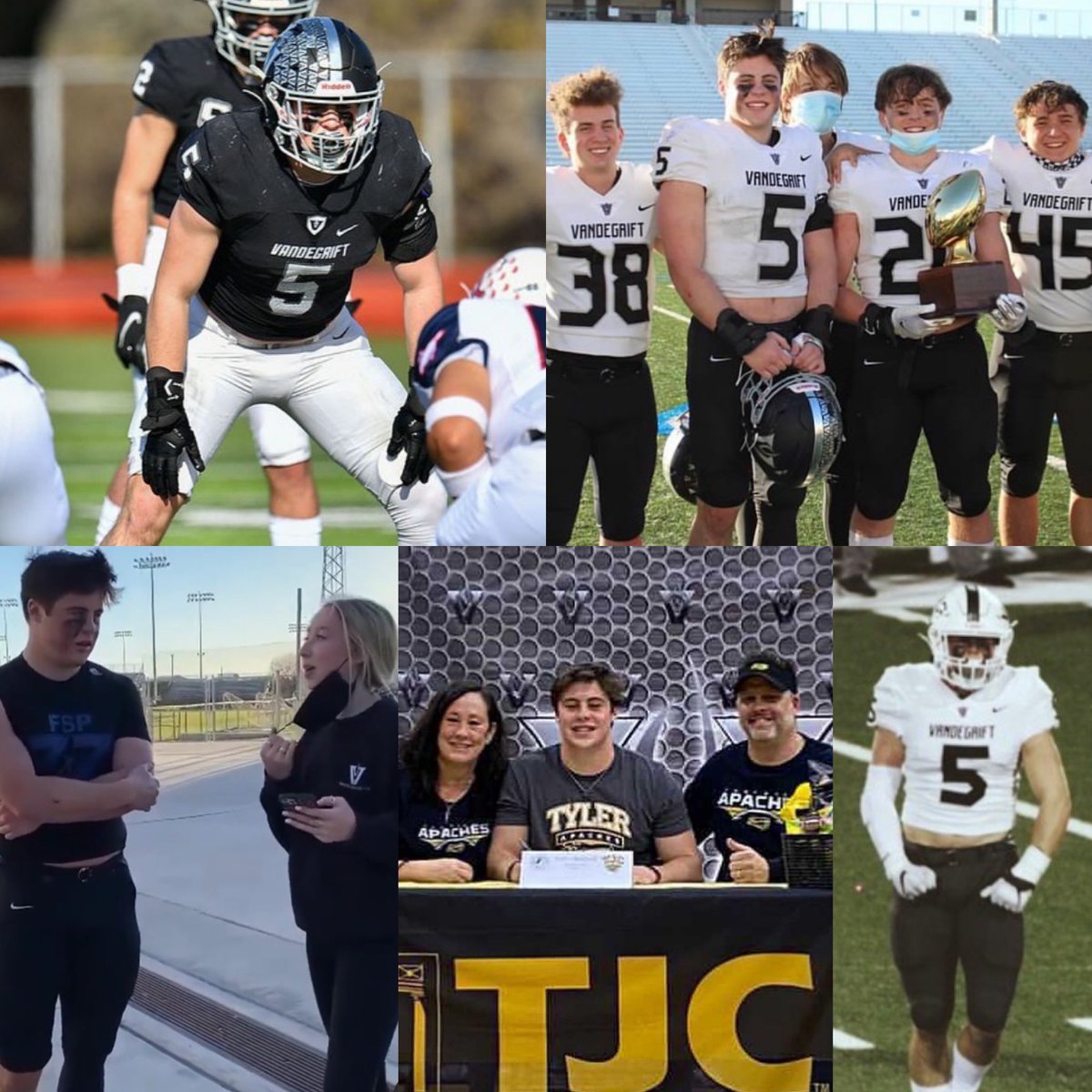 FlxAtx's tweet photo. 🎂Birthday S/O #Vandegrift LB Austin Skoglund (‘21) #5, Varsity Viper (‘19-‘20), Area 6A Finals (‘19), All District 25-6A First Team/State 6A D2 Quarterfinals (‘20), signed #TylerCollege, FLX Fam #vandyperf #TXHSFB https://t.co/ubVIoO8pch