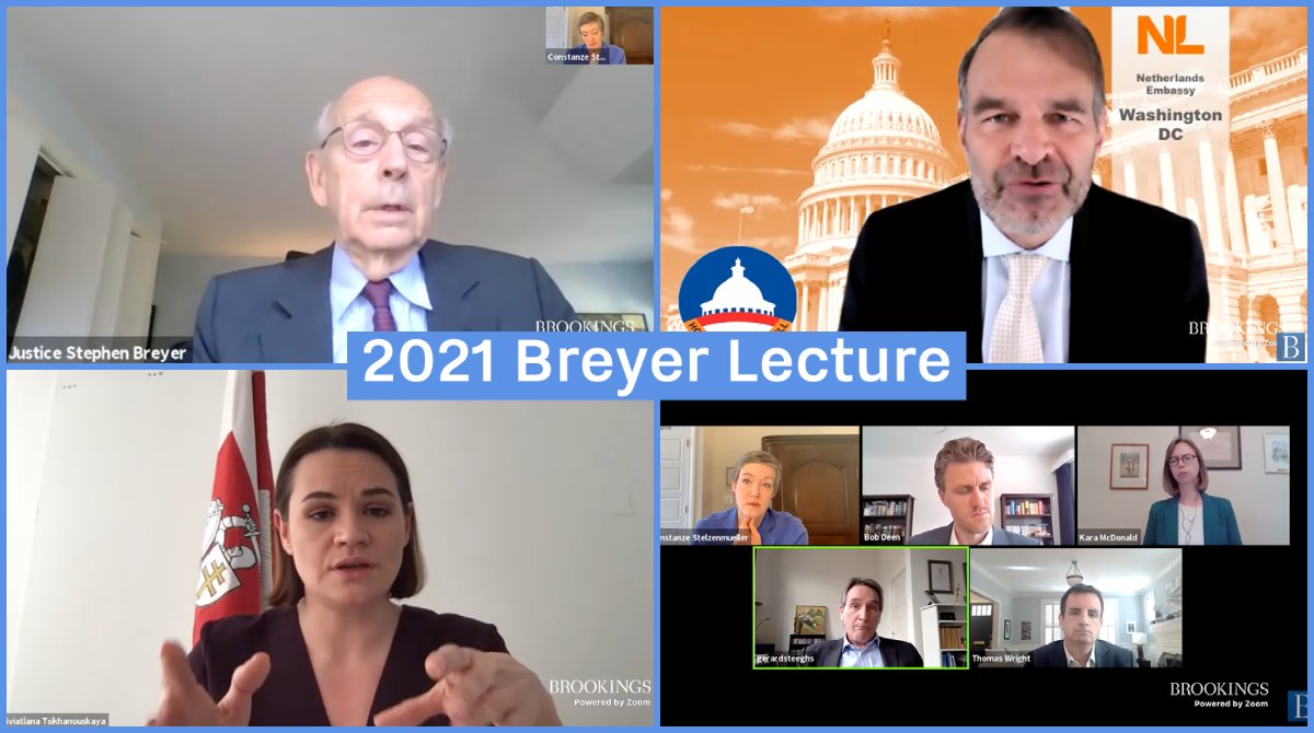 NLintheUSA's tweet photo. The development of #IntLaw is an integral part of the foreign policy of the #KingdomNL and enshrined in the Dutch constitution. That’s why we proudly support the annual #BreyerLecture.

🎥 Watch this important session on defending #democracy here: https://t.co/laMSKn25j1 https://t.co/ANsKQ8FHqW