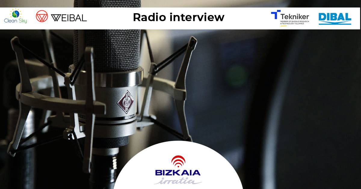 WeibalProject's tweet photo. Here is our last radio interview conducted in Basque by @Bizkaiairratia with #Tekniker´s technical engineer Jose Mari Seara where he explains the main objectives of #WeibalProject.
🎙️Interview link:
➡️ https://t.co/2YUUBxGSKk https://t.co/fHumJlvfXe