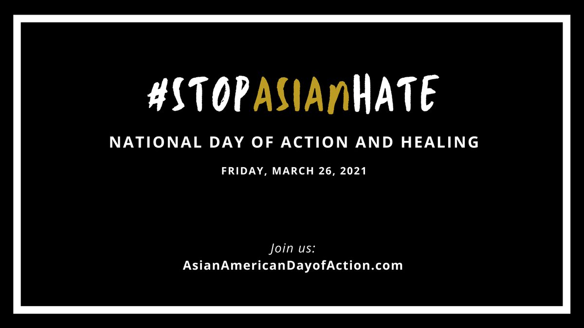 #AAPIs should not live in fear of facing discrimination, racism, or violence! We must denounce violence against the Asian American community. We must work together to #StopAsianHate asianamericandayofaction.com