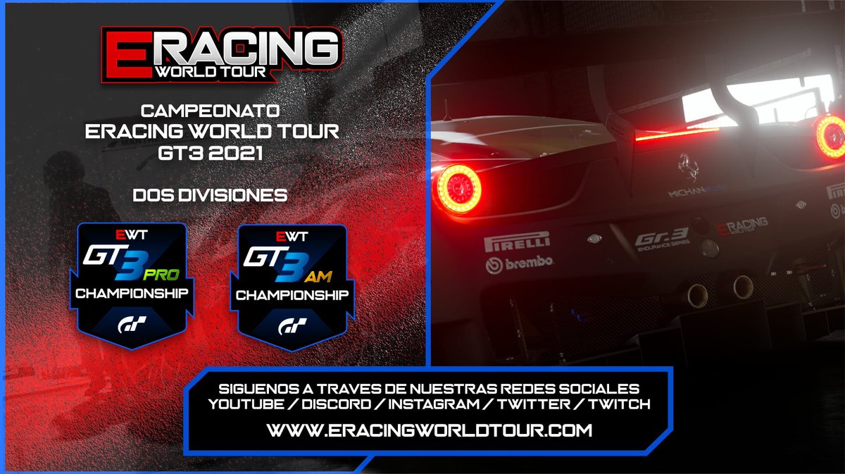 EWT_Live's tweet photo. Este fin de semana la acción en pista vendra de la mano de @ERT_Rafa  con las categorías de GT3 Am y Pro desde Tokio!

Viernes 22:00: GT3 Am
Sabado 22:00: GT3 Pro

#EWTLive https://t.co/KlRfjWEwQJ