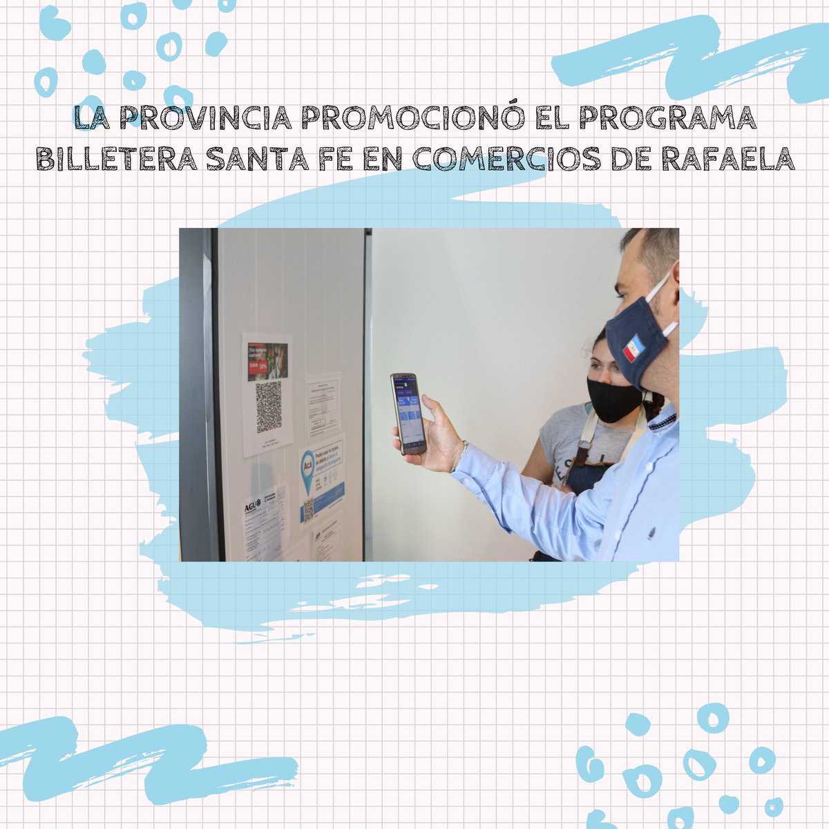 ReplicaDigiOk's tweet photo. 📍LA PROVINCIA PROMOCIONÓ EL PROGRAMA BILLETERA SANTA FE EN COMERCIOS DE #Rafaela 

Representantes de Plus Pago y del Nuevo Banco de Santa Fe recorrieron comercios adheridos y promocionaron  la aplicación en aquellos comercios que aún no son parte de #BilleteraSantaFe https://t.co/HXF0FwQ6Sr