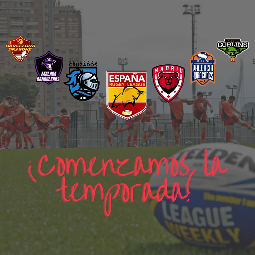 ¡Comenzamos la temporada! Desde abril, tendremos acción con los partidos de pretemporada, la Copa Desafío, diversos torneos de 9s y, ya en septiembre, la Liga Nacional. Un calendario lleno de emociones. ¡Jugamos #rugbyleague!

rugbyleague.es/es/la-temporad…