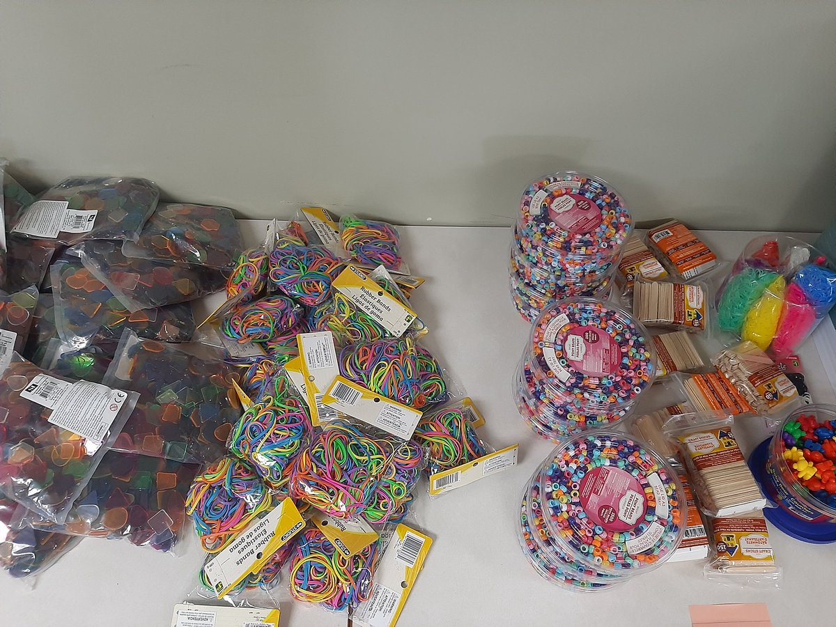Counting collections kits galore!  Can't wait to see these kits in action with our amazing AVRCE student mathematicians!  <a href="/AVRCE_NS/">Annapolis Valley Regional Centre for Education</a> #countingcollections