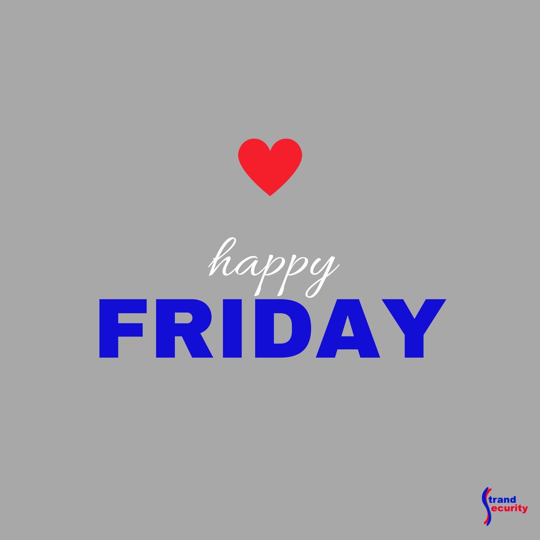STRANDSECURITY's tweet photo. Happy Friday!
Have a great weekend! 
From:  Your Friends @STRANDSECURITY 

#homesecurity #myrtlebeach https://t.co/9mTQgqKQ5g