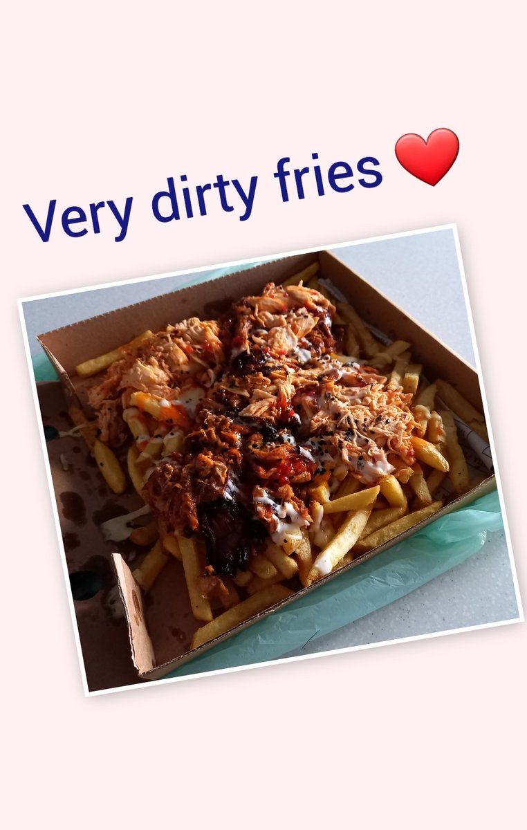 InventorySmart1's tweet photo. What a way to end a hectic week. Stunning very dirty fries 😍 and prompt delivery.
 Thank you, they were tremendous👌 👏 @ThePodNewport @ThePodEvents https://t.co/VDibEY0ua3
