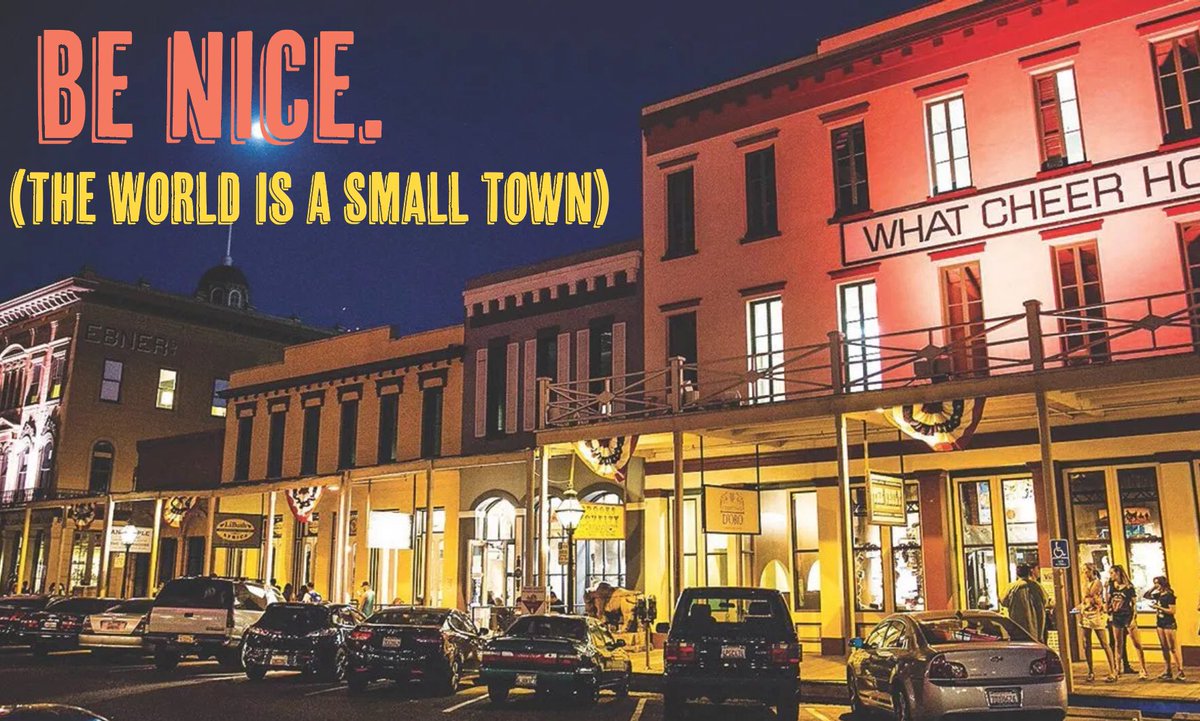 Anthony16093989's tweet photo. This is “Old Sacramento” it was a beautiful small town back in its day. I’m really enjoy this #AustinKleon quote from #steallikeanartist because I think everyone should try and #BeNice @DisruptiveDESGN #RSJ108 https://t.co/0bu2Q5NXoz