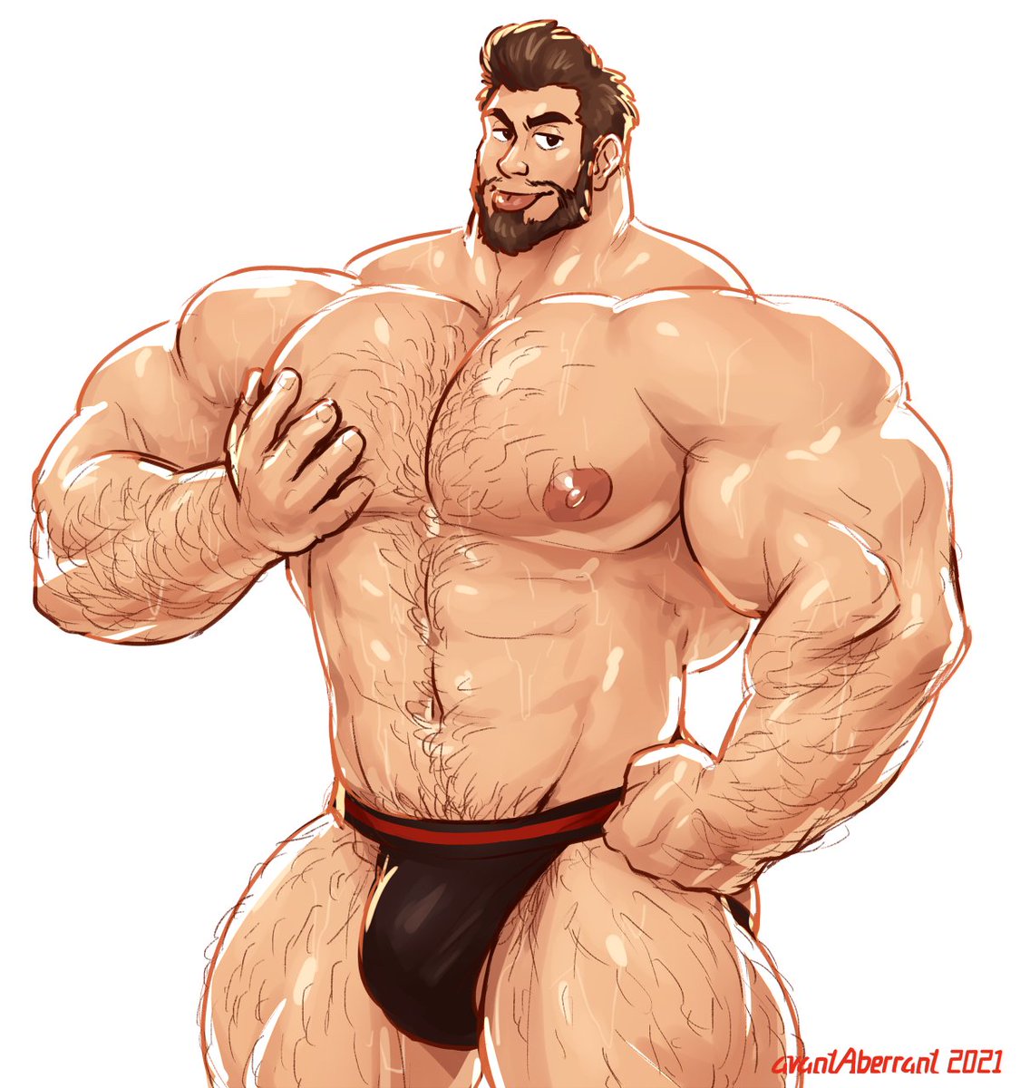 avantaberrant's tweet photo. So... @adamtotscomix is officially a bara character now..? 👀 https://t.co/dCNP4U8NTi