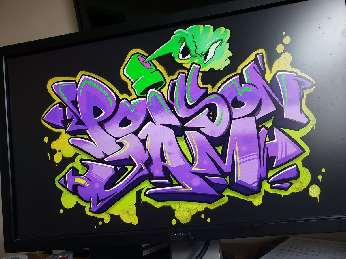 VeraFX81's tweet photo. Poison Jam. If your ever on the wrong side of Tokyo-to #jsr #JetSetRadio #jetsetradiopoisonjam #poisonjam #poison #jam #monster #tag #graffiti #graffitiart @Bipsqueak graffiti artist. https://t.co/aUY6ThhS09