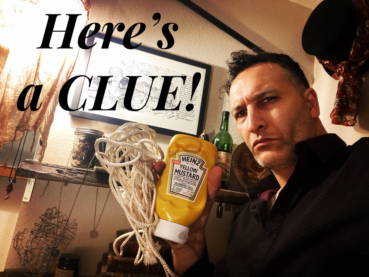 sol_landerman's tweet photo. ~๐ฉธ
CLUE! Is here! I am dramatic reading I shall be doing of the screenplay for the classic ๐ช who-done-it THIS Saturday the 27th at 7pm pacific.๐ฏ Go to Clubhouse and go to the โPatrickโs Playhouseโ Club๐ญ. Guess who I am!๐ซ Part 2 of โCLUE!โ ๐ง #clubhouse #patricksplayhouse ๐ฑ~ https://t.co/EzIPNFWinQ