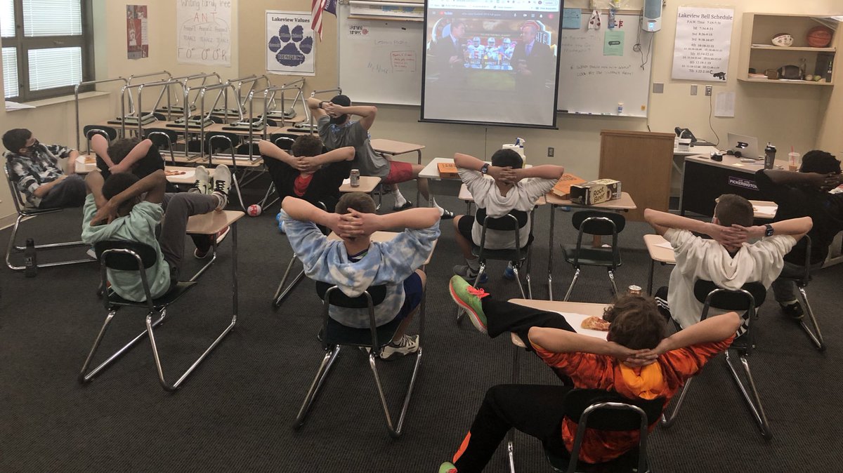 CoachMooreHoops's tweet photo. just some Guys being Dudes!
Pizza, pop, and football on the last #GuyDayFriday of the year. ππ₯€π
Excited to have everyone back together in the classroom for the rest of the year, but this 7th Period Cohort B crew has a special place in my heart! πͺπΌ https://t.co/L6lD0LIMk0