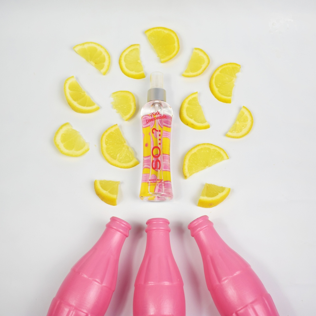 SoFragrance's tweet photo. Fridays call for Fizz🍾🍋⁠
👀Let us know what you think of Pink Lemonade by leaving a review on our website or @Superdrug 💕⁠
#SoMistHave ⁠
Review here -https://t.co/QBhfTXzw8Z https://t.co/rg3M0gRorv