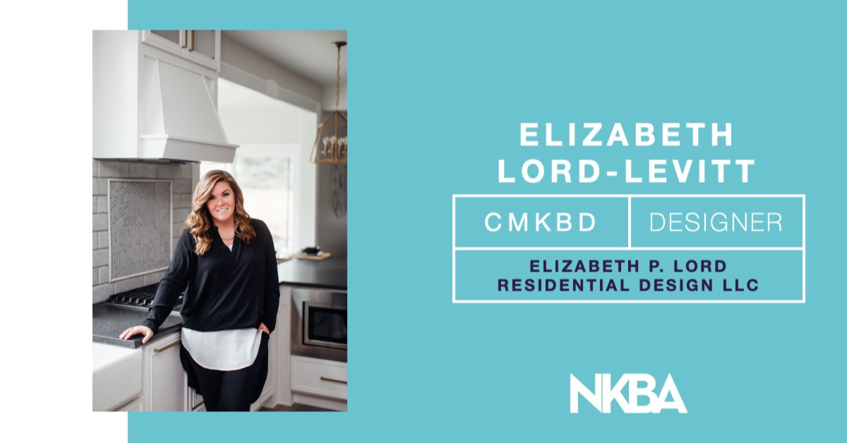 thenkba's tweet photo. Congratulations to Elizabeth Lord-Levitt on earning her CMKBD! She is the Designer and Principal for @EPLordREDesign. Find out more about certification at https://t.co/sDvRQ1vno4, and learn more about Elizabeth here: https://t.co/1oE4Ze9aAS #NKBACertified https://t.co/5EzZWDsBjX