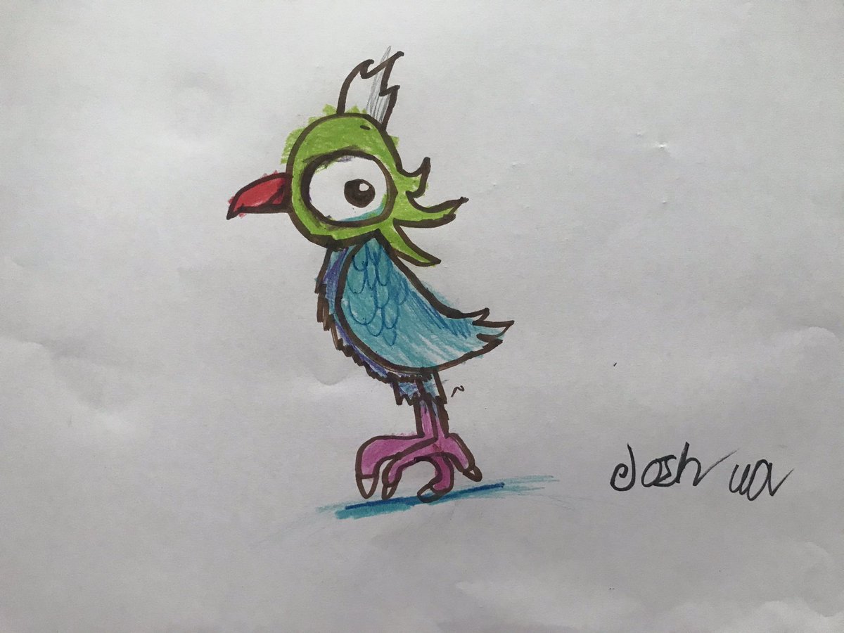 Rachy0808's tweet photo. Always exciting to have an extra #DrawWithRob , especially on a Friday night! Thanks @RobBiddulph Joshua was so chuffed when I told him about it 😁 🦜 #Mastersofplay https://t.co/yRq3x9h4sd