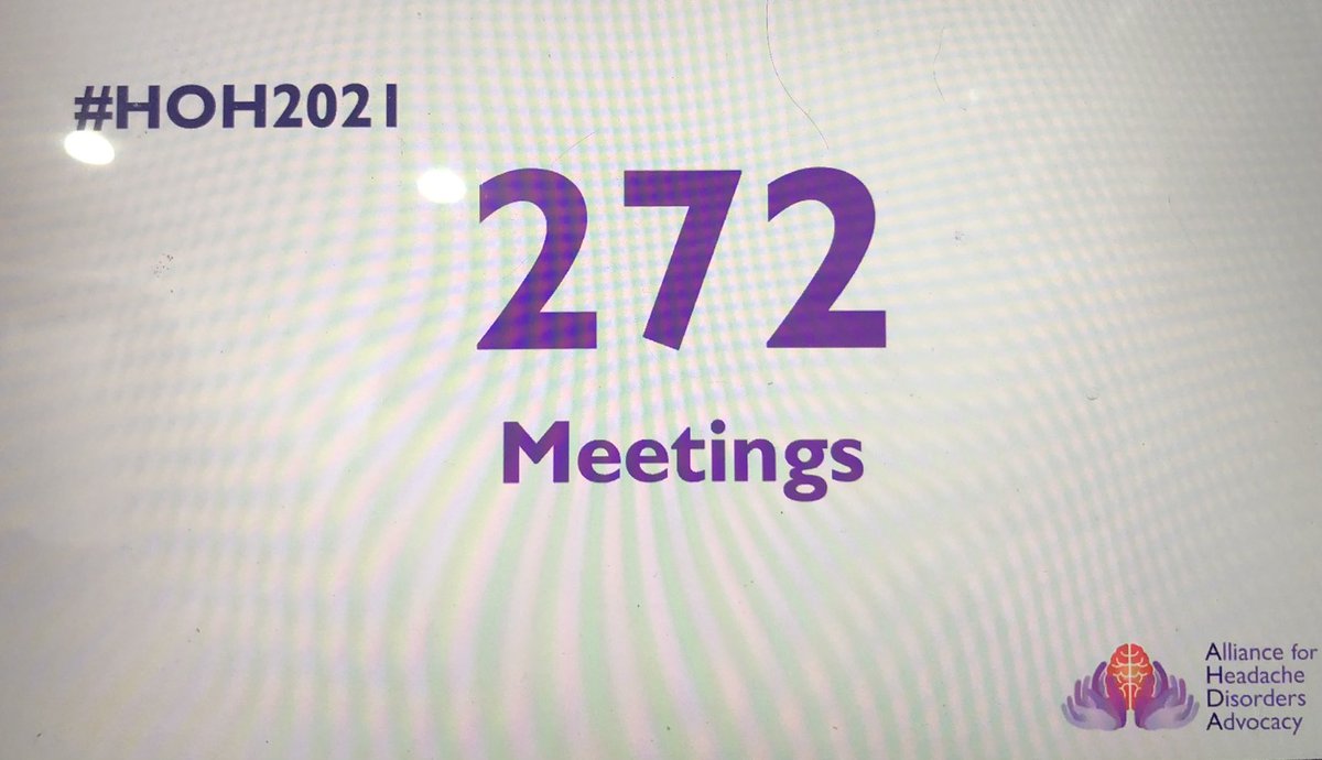 LisaRobinB's tweet image. 217 advocates, 47 states, trying to extend more help with veterans with headache and more research on #migraine and #headache. Yay for #hoh2021 !!!