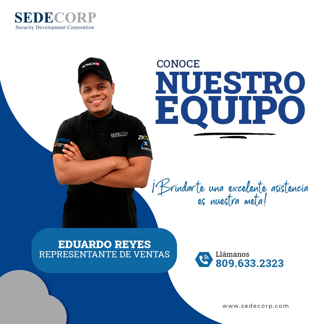 sedecorprd's tweet photo. Nuestro equipo de vendedores expertos no estaría completo sin antes presentarte a Eduardo Reyes. Entre sus mayores fortalezas se encuentran la creatividad, amabilidad y su excelente dominio de la tecnología.

#Sedecorprd #Seguridad #TeamSedecorp #Conocenos #ConocenuestroEquipo https://t.co/1cpGVu25Hs