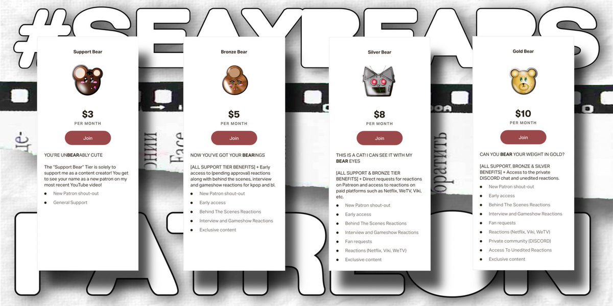 jordieseay's tweet photo. [REMINDER]

PATREON launches Saturday, March 27, 2020 @ 9am EST! See you there #seaybears

UP FIRST:
-#3WillBeFree EP1 -#webestloveno1foryou EP 1 -#ENHYPEN &amp; Hi! EP1

#jordieseay #สามเราต้องรอด #ENHYPENHi #ENHYPEN #엔하이픈 #永遠的第一名 https://t.co/reDL4duzau