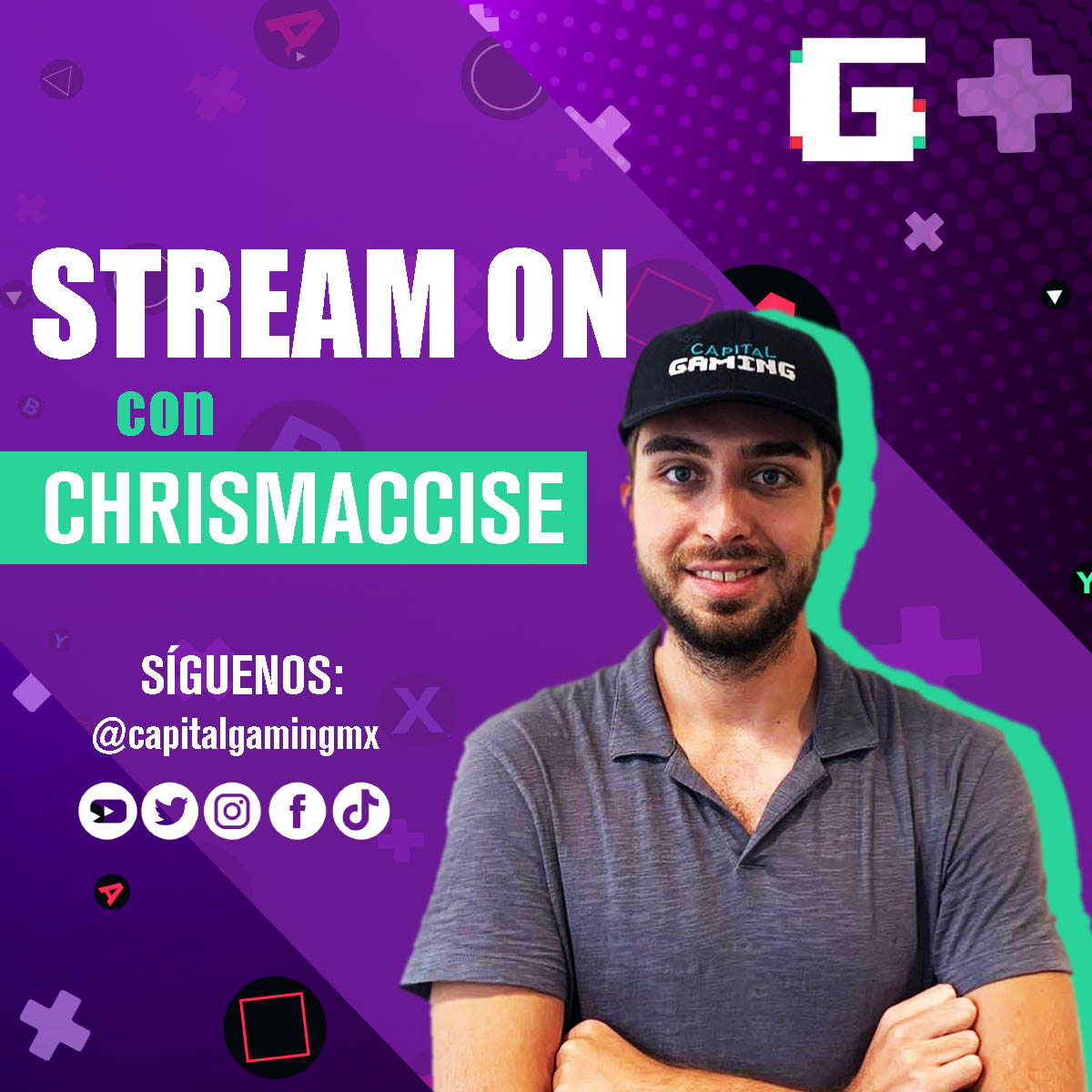 IndigoGEEKmx's tweet image. Hoy es día de #PokémonComp con @ChristianMacci2. 
Nos vemos justo a las 5:30 pm para que te diviertas con él en su transmisión #EnVivo por #CapitalGaming