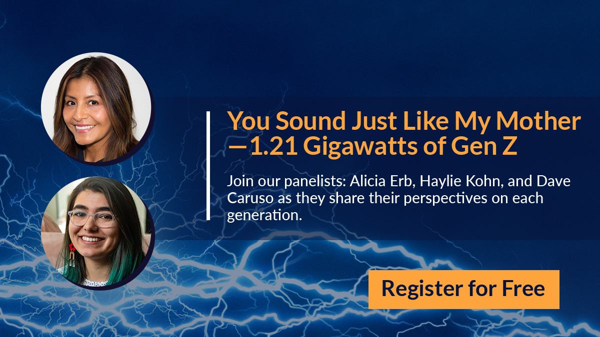 HighRoadSol's tweet photo. Listen in on this incredibly insightful discussion on generational traits and tools with our guests: @AV_DMV (Alicia Erb) from @nascus, @HaylieKohn from @nutritionorg, and @highroaddave. Register now: https://t.co/8vXqesl6en #SpringVirCon https://t.co/yVdm6PTF41