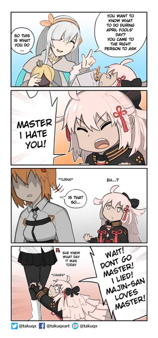 Little Okitan wants to help Master: Part 36 [April Fools]
#FGO 