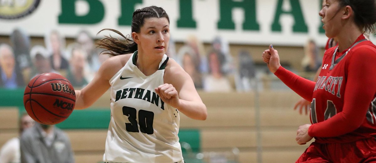 lede_news's tweet photo. Makenzee Mason turned in one of the more memorable individual efforts in recent Bethany Bison women’s basketball history.

In doing so, she earned the Newcomer of the Year award, given annually to the top freshman by the Presidents’ Athletic Conference. https://t.co/ASgk9ZtYj9