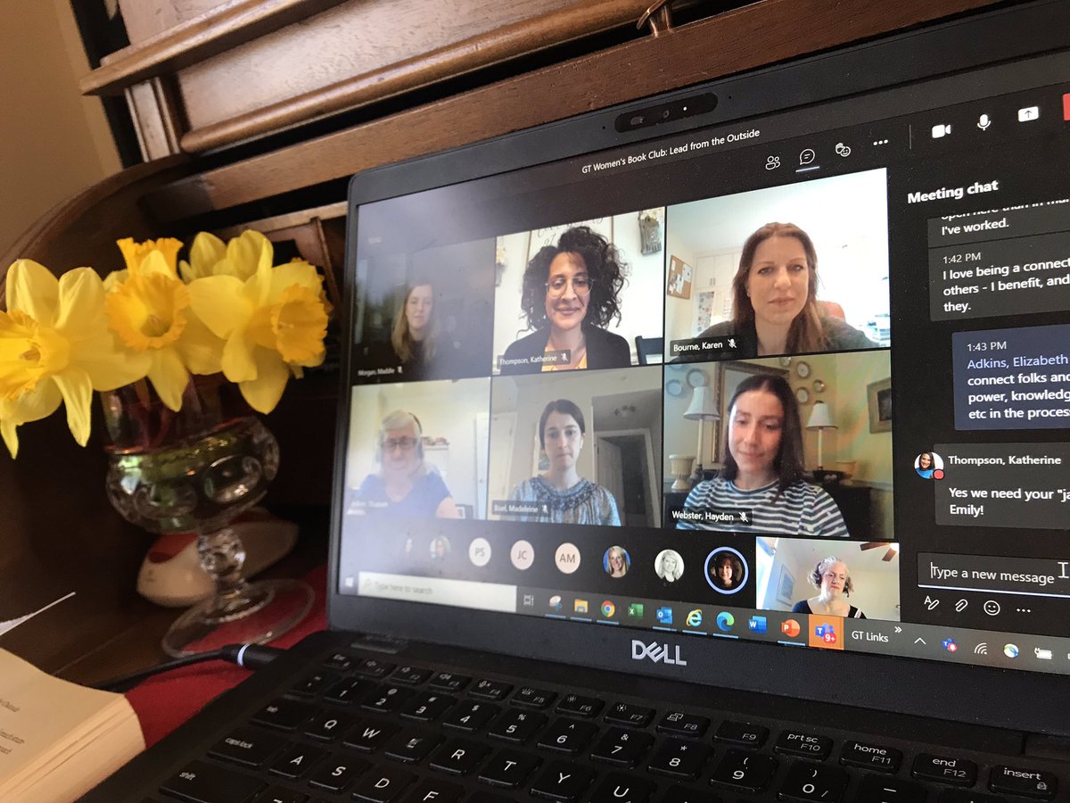 EmilyOehler's tweet photo. Thoughtful discussion with @GTpublicsector women’s leadership book club on @StaceyAbrams book #leadfromtheoutside https://t.co/trtuCMGY10
