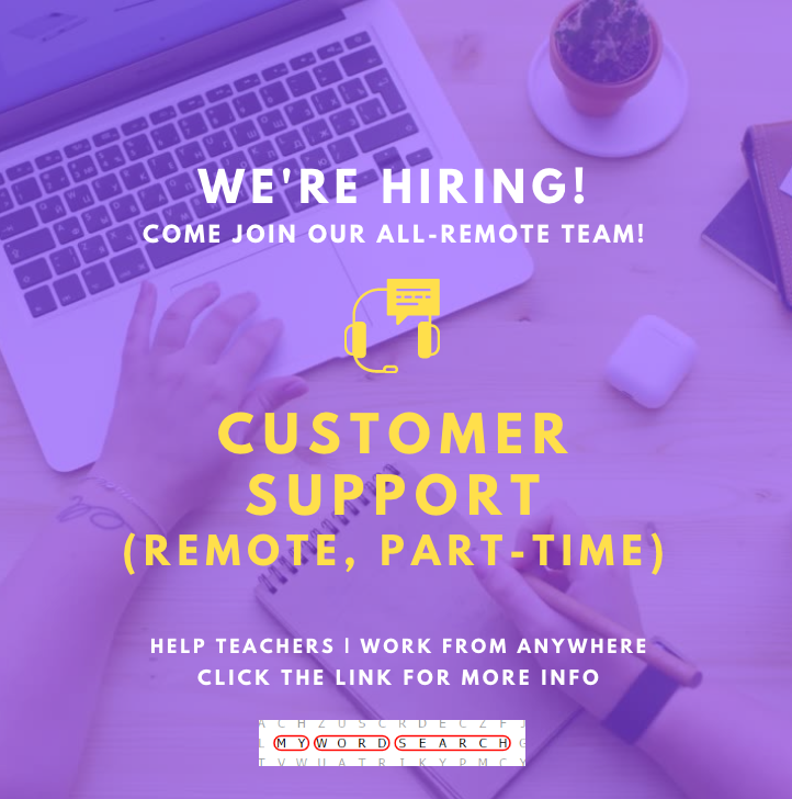 Bright_Sprout_'s tweet photo. Help teachers and work from anywhere with a kind and supportive team. We're hiring a rep for email-based Customer Service #remotework #werehiring #tweetmyjobs #csjobs #jobsearch #digitalnomad #coworking #futureofwork #workanywhere #WordSearch #coworking #customerserviceobs https://t.co/BJ5cQvxIWn