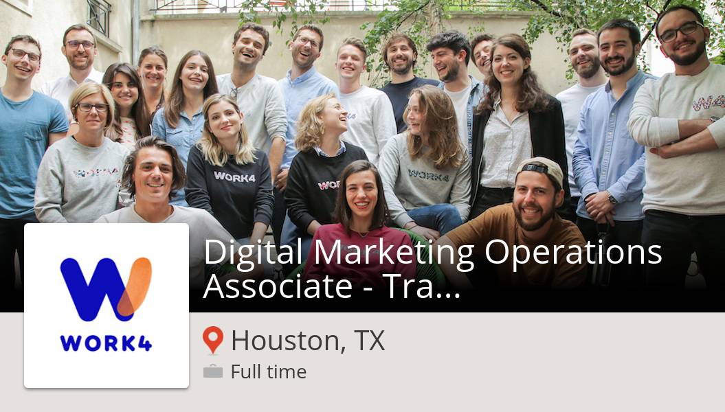 AnneJouot's tweet photo. #Work4 recherche un(e) Digital #Marketing Operations Associate - Traffic #Management, postulez dès maintenant! (#HoustonTX) #job https://t.co/IUujH3h9b4 #Work4 https://t.co/xyYq4g4DEb