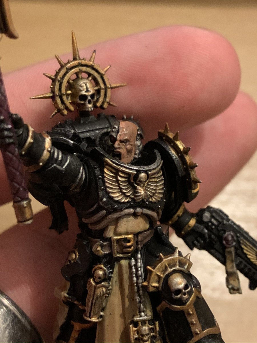richchil88's tweet photo. @WarComTeam A few bits I finished over local down, managed to finish the indomitus boxed set. This is what kept me sane whilst being stuck indoors. Hope you like it! warhammer40k #warhammercommunity #gamesworkshop #hobby #40k #warmongers #warmaidens #silverTemplar #Spacemarine @WarComTeam https://t.co/mztTBPBqeG