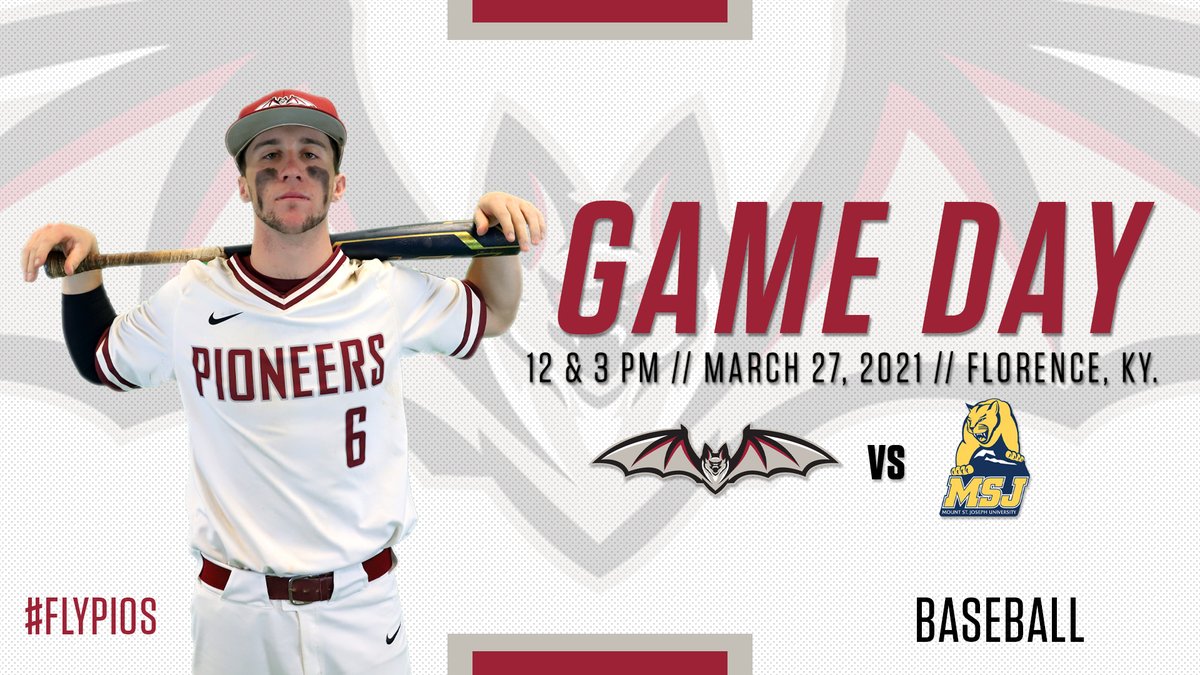 TransySports's tweet photo. The @TransyBaseball team heads to Mount St. Joseph for a conference doubleheader!

📊 https://t.co/KSi2NxIK3M
⏰ 12 Noon
🏟️ UC Health Stadium, Florence, KY
🦇 #WingsUp https://t.co/SZZTexWxKB
