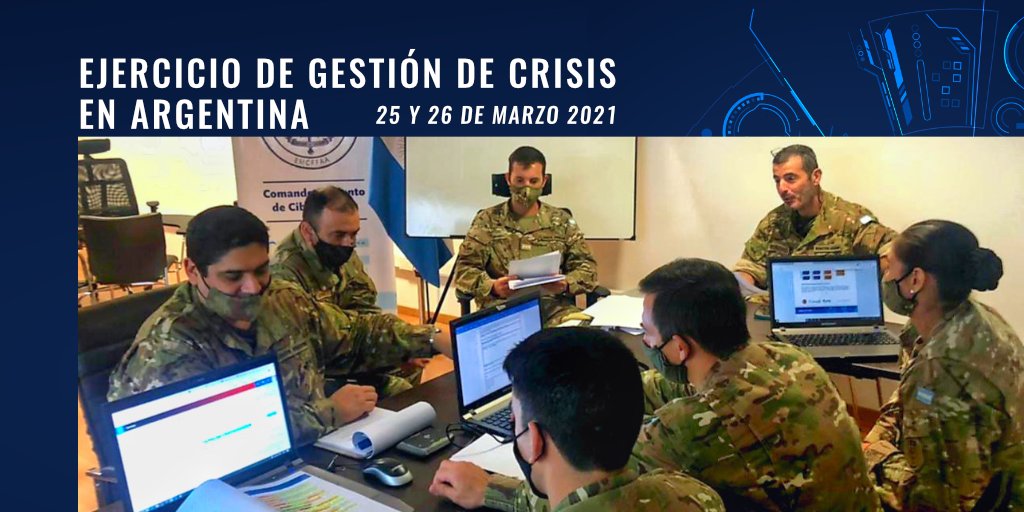 IAD_Foundation's tweet photo. El Programa de Ciberdefensa de la #JID agradece a #Argentina @EMCOFFA_Arg por su arduo trabajo para hacer el Ejercicio de Simulación de 2 días un éxito. Continuamos fortaleciendo la capacidad de respuesta en el #ciberespacio en las Américas con el apoyo de @GAC_Corporate. https://t.co/G9jahADBXZ