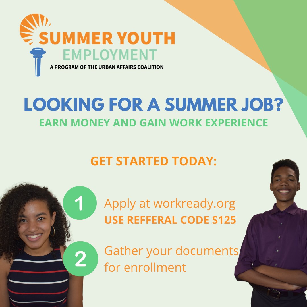 uacyouthemploy's tweet photo. Interested in #WorkReadyPHL provided by UAC? When
you apply online at https://t.co/yUprz4E4HZ, be sure to use our referral code to join our program S125 https://t.co/DOZKXHPAXU