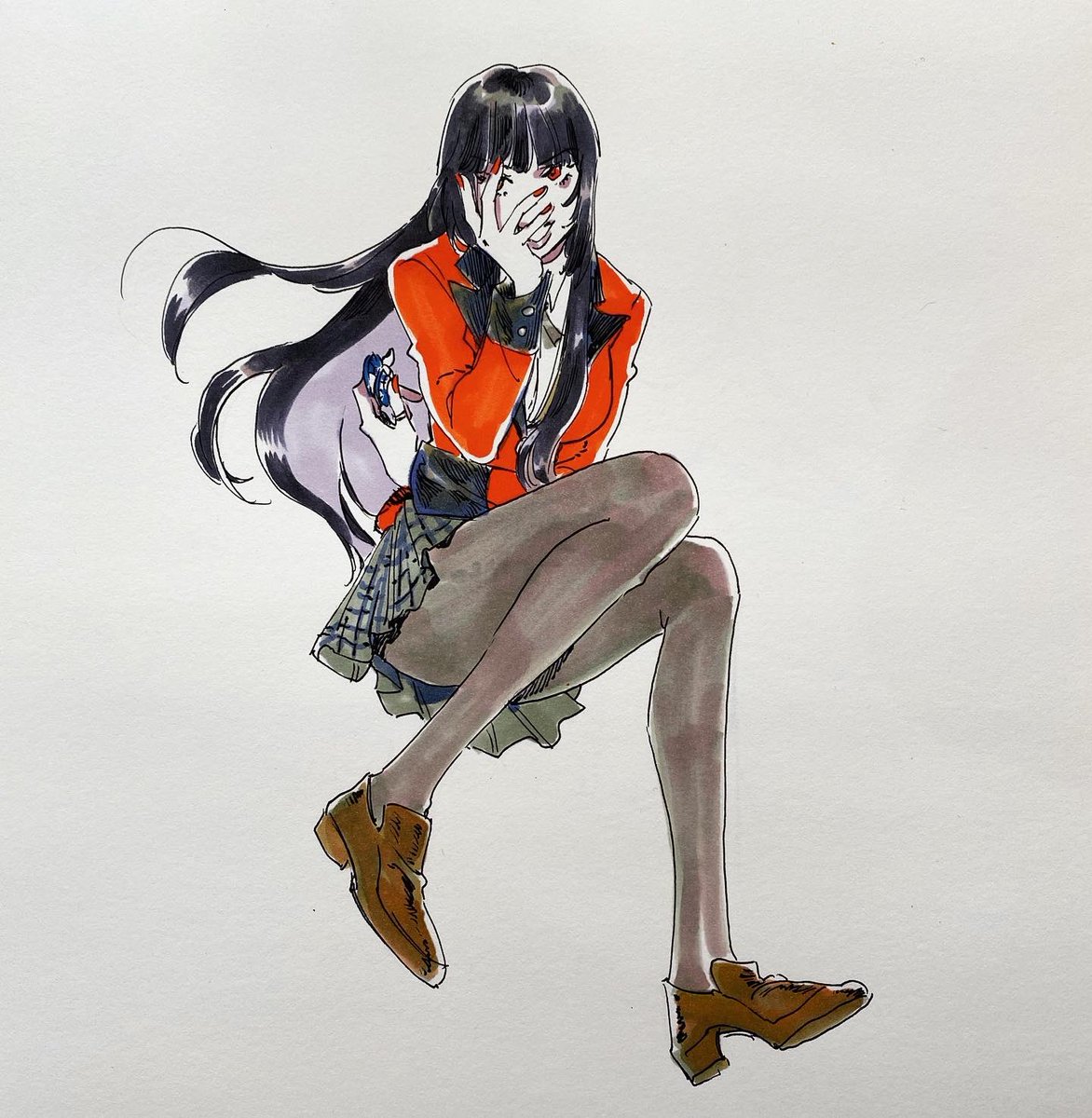 A snake in the garden #kakegurui #賭ケグルイ 
