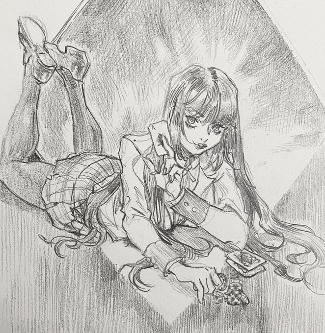 A snake in the garden #kakegurui #賭ケグルイ 