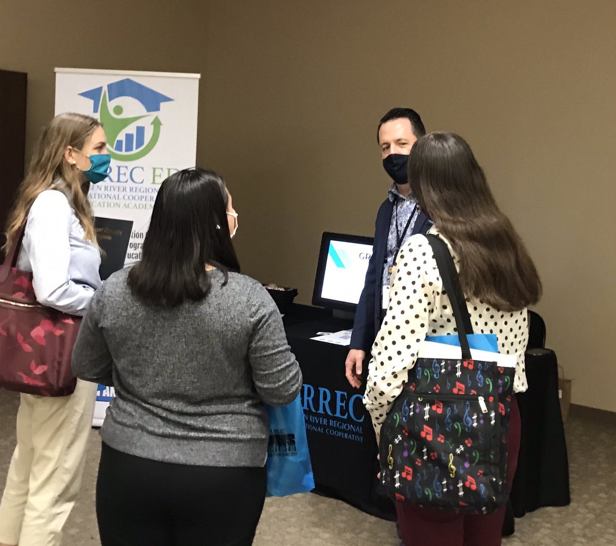 GRRECKY's tweet photo. Fabulous day @GRRECKY with @WKUCEBS Teacher Topper Candidates for the 2021 Job Fair! 👍 https://t.co/s2ImUwBfYA