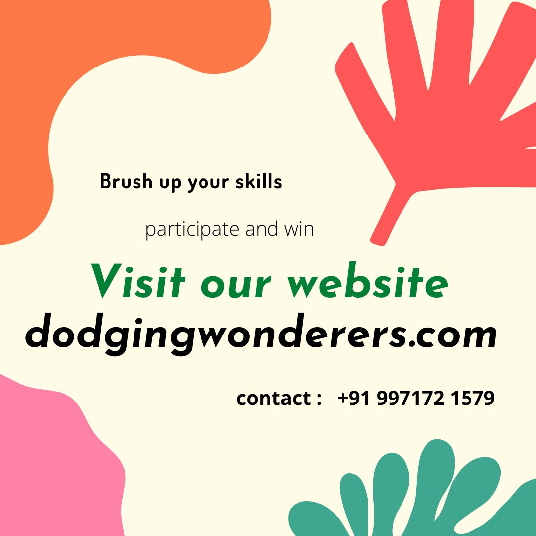 Visit our website to register

#ContestAlert #Contest #ContestIndia