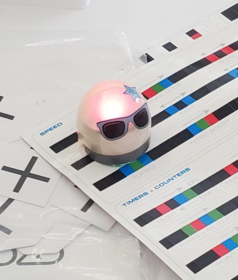 2nd grade students <a href="/mybrownschool/">J. G. Brown School</a> showing what their ozobot character would look like.<a href="/Brown_Principal/">Angela Parsons, Ph.D., MBA</a> #ozobot4characterization