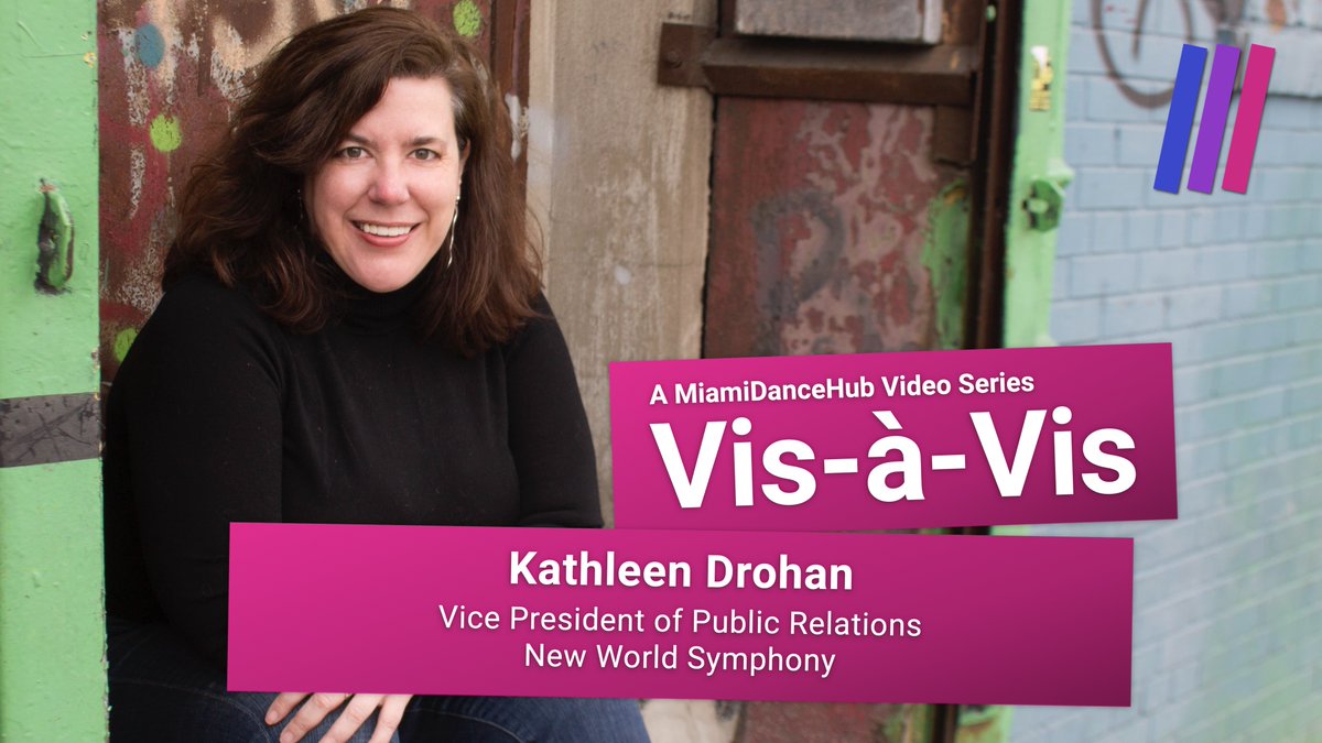 miamidancehub's tweet photo. NEW EPISODE: Vìs-à-Vìs with @Kathleenjd, Vice President of Communications and Public Relations, @nwsymphony. https://t.co/F4knN5qBmk https://t.co/5JrFF3XWSY