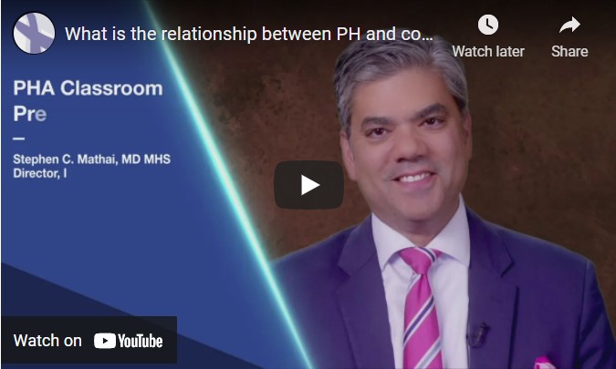 Discover the relationship between #pulmonaryhypertension and connective tissue diseases, such as #lupus and #scleroderma, in a new PHA Classroom video. Watch it now. ow.ly/NXDY50E3Gya.
