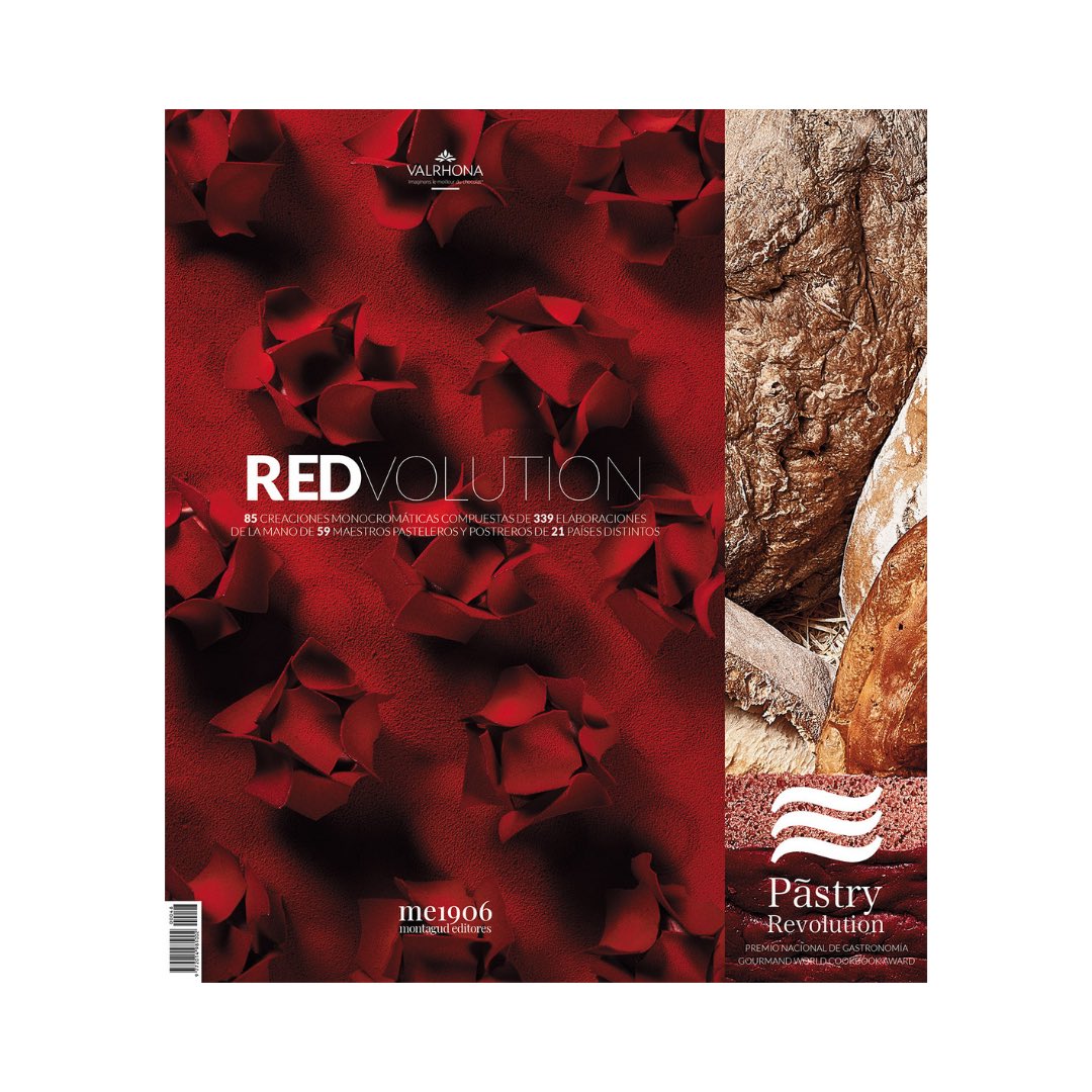 📕 #REDVOLUTION 📕
•••
8️⃣5️⃣ creaciones monocromáticas compuestas de 3️⃣3️⃣9️⃣ elaboraciones de la mano de 5️⃣9️⃣ maestros pasteleros y postreros de 2️⃣1️⃣ países distintos 
•••
👉🏻 libreriagastronomica.com/redvolution-pr…