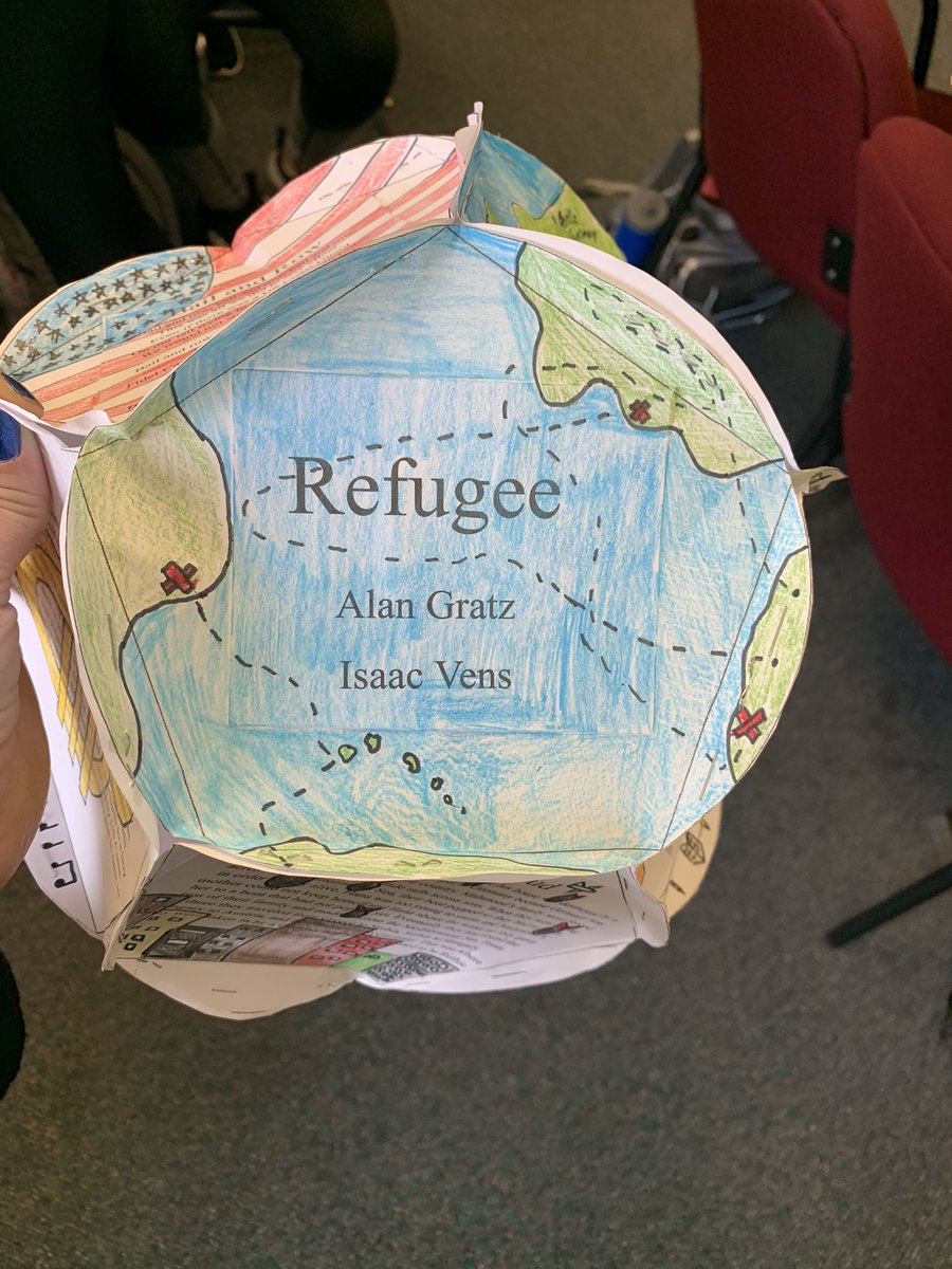GiftedisGreat's tweet photo. End of unit projects! Ss just finished the War unit with studies of WWII, Night and Refugee! Choice of BloomBalls, OnePagers, or “This I Believe” essays... totally awesome results! 

#StudentProjectChoice
#LearningHardTopics
#LoveMyKiddosCreations https://t.co/06zFb1yUNI