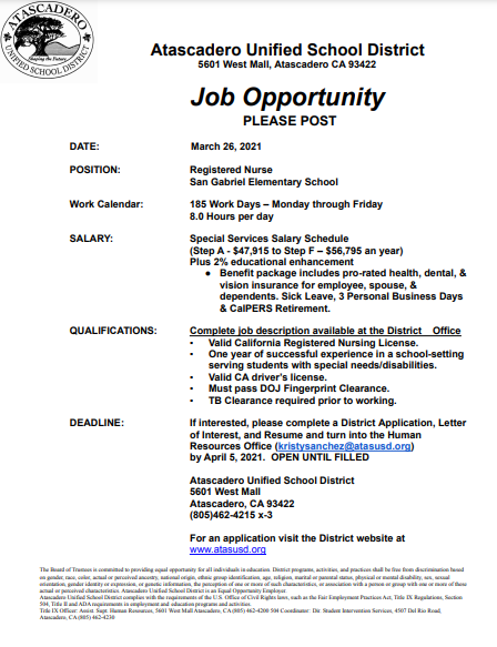 atasusd's tweet photo. Job opportunity! https://t.co/tBtDFCKFGa