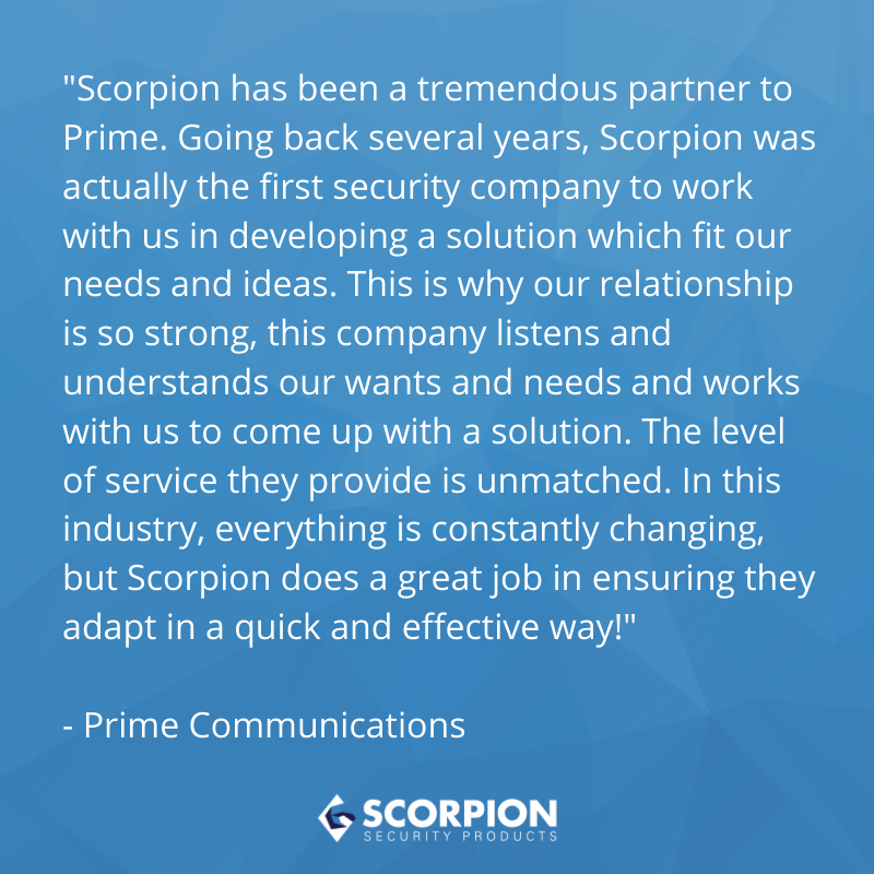 #FeedbackFriday! Nothing is better than receiving  positive feedback from our customers. We pride ourselves on delivering great products & customer service to match! See for yourself by giving us a call today & join our list of customers who trust in Scorpion to #eliminatetheft!